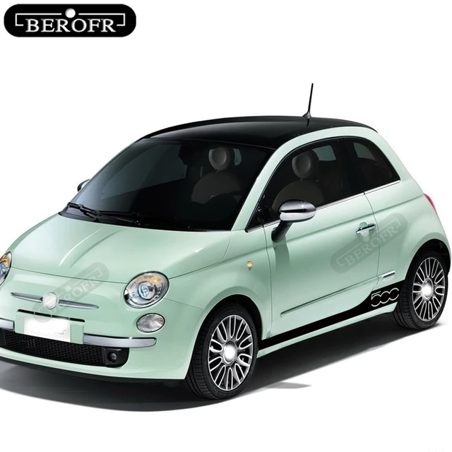 2pcs Car Door Side Stripes Skirt Stickers Auto Body Vinyl Kit Decal For Fiat  500 Abarth 595 695 500c 500e Exterior Accessories - Car Stickers -  AliExpress