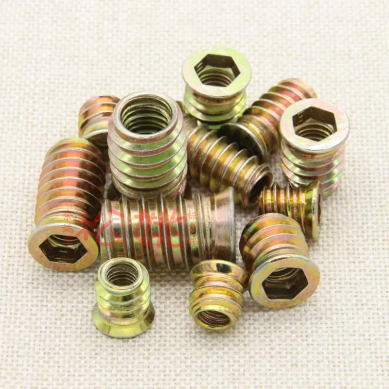10PcsM6M8M10SteelMetalHexagonHexSocketDriveHeadEmbeddedInsertNutENut.jpg