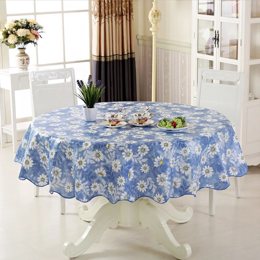150cm Dining Home Floral Reusable Table Cloth Cover Party Kitche