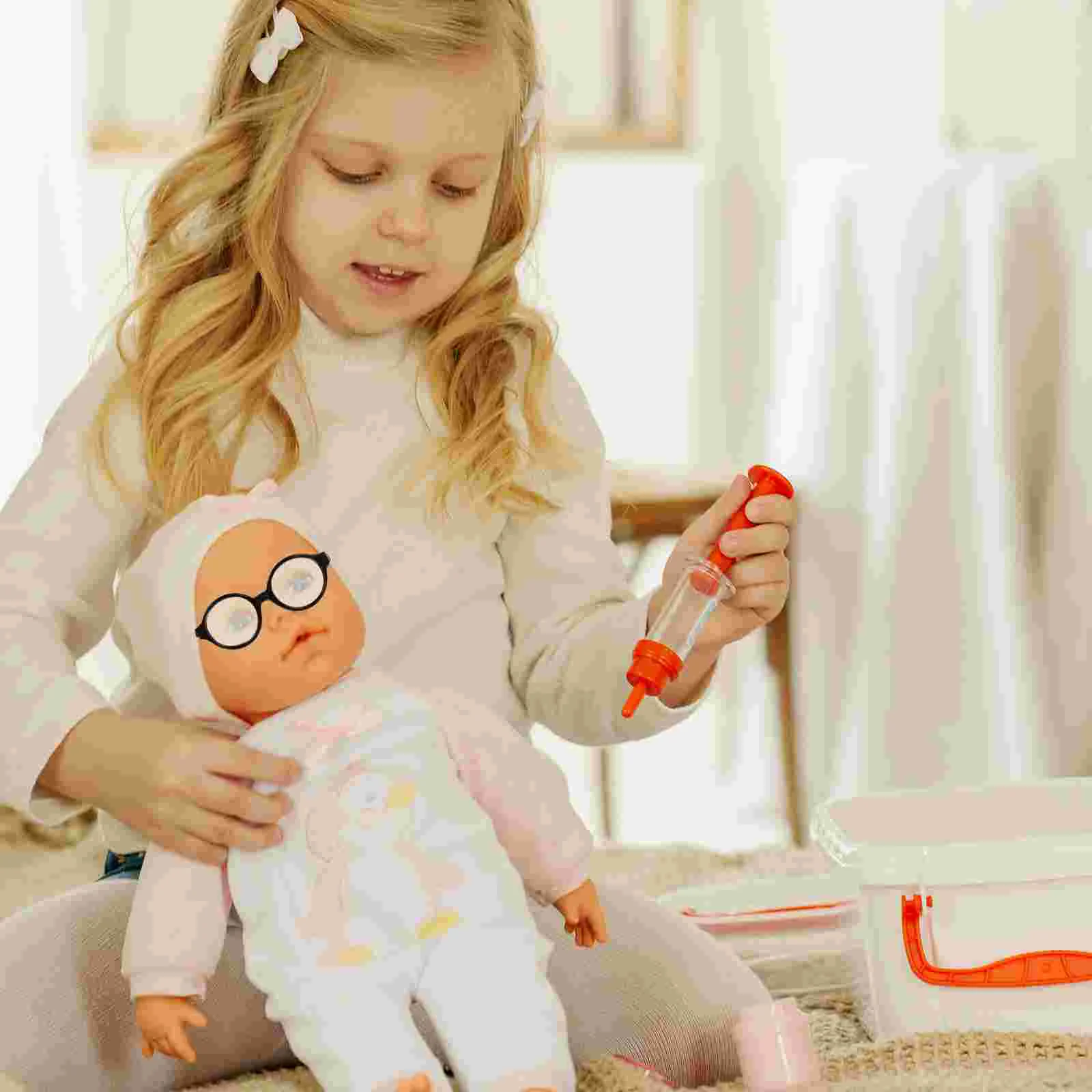 

11 Pcs Accessories Glasses Mini Sunglasses Crafts Bulk Plastic Dressing Toys