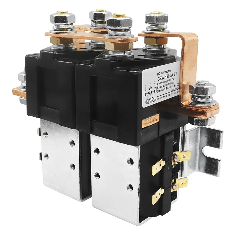 contator czwh 2t 200a 24v 48v da cc 03