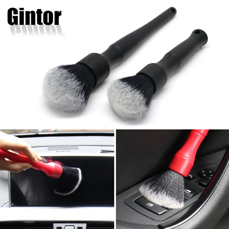 

Car Cleaning Tools Detail Brush Crevice Brush Dashboard Air Outlet Soft Brush Vehicle Interior Air Conditioner Supplies
