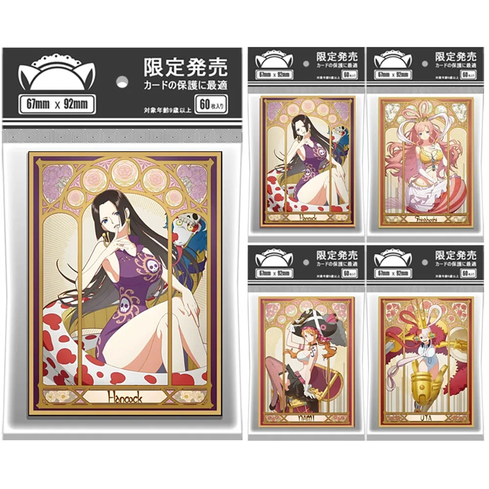 60Pcs 67X92Mm Olografico Art Anime Card Sleeves Toploading Card Protector Per Carte Da Gioco Mtg/Pkm/Ptcg