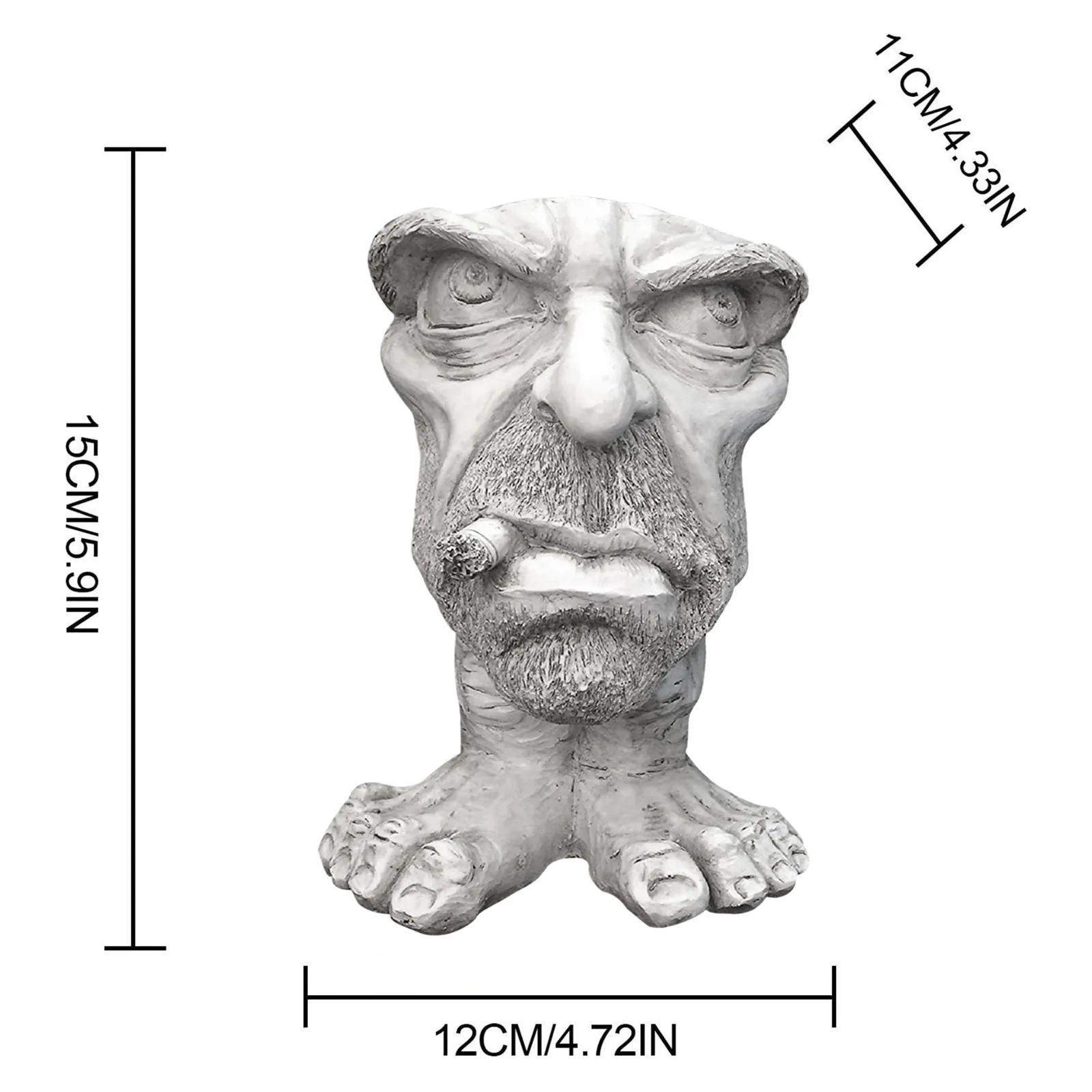 Funny Muggle Flower Pot Ornament 6