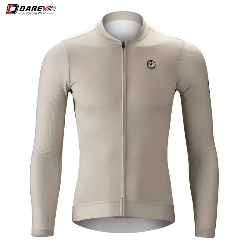 DAREVIE Cycling Jersey Long Sleeve Pro Aero Small Size 3D Bubble Mesh Cycling Jersey Men Women Breathable Man Cycling Maillot - Image 11