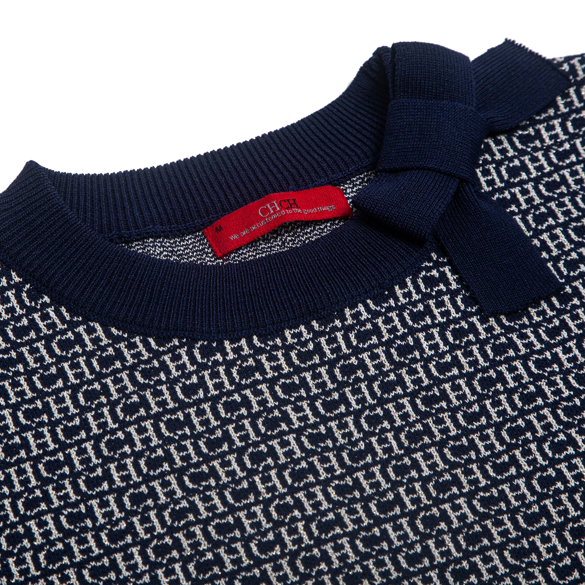 CHCH المرأة بلوفر مغزول موضة كم قصير المرقعة سترة...