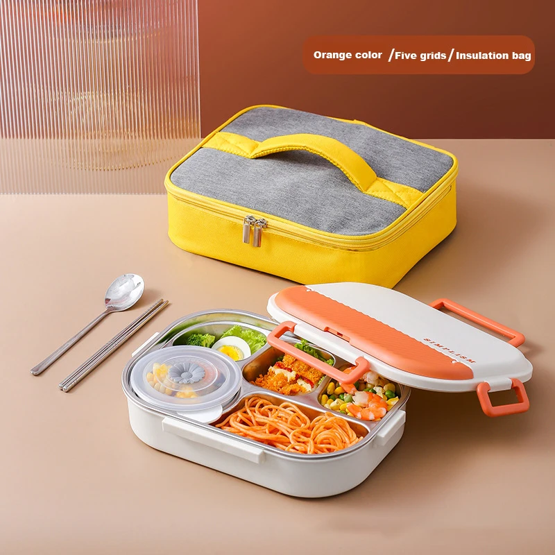 Ланч-бокс Bento из нержавеющей стали 316 для студентов и офисных работников |