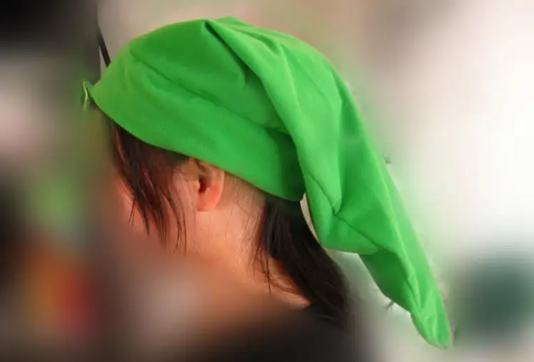 Chapéu de pelúcia verde Zeldas, Legends of Link, Cosplay, Presente de Natal