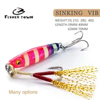 Feather Fishing Colorful Carbon Metal Jig Lure Spinning Spoon Artificial Bait Bass Hook of Minnow Sinking Casting Pesca Tackle 1