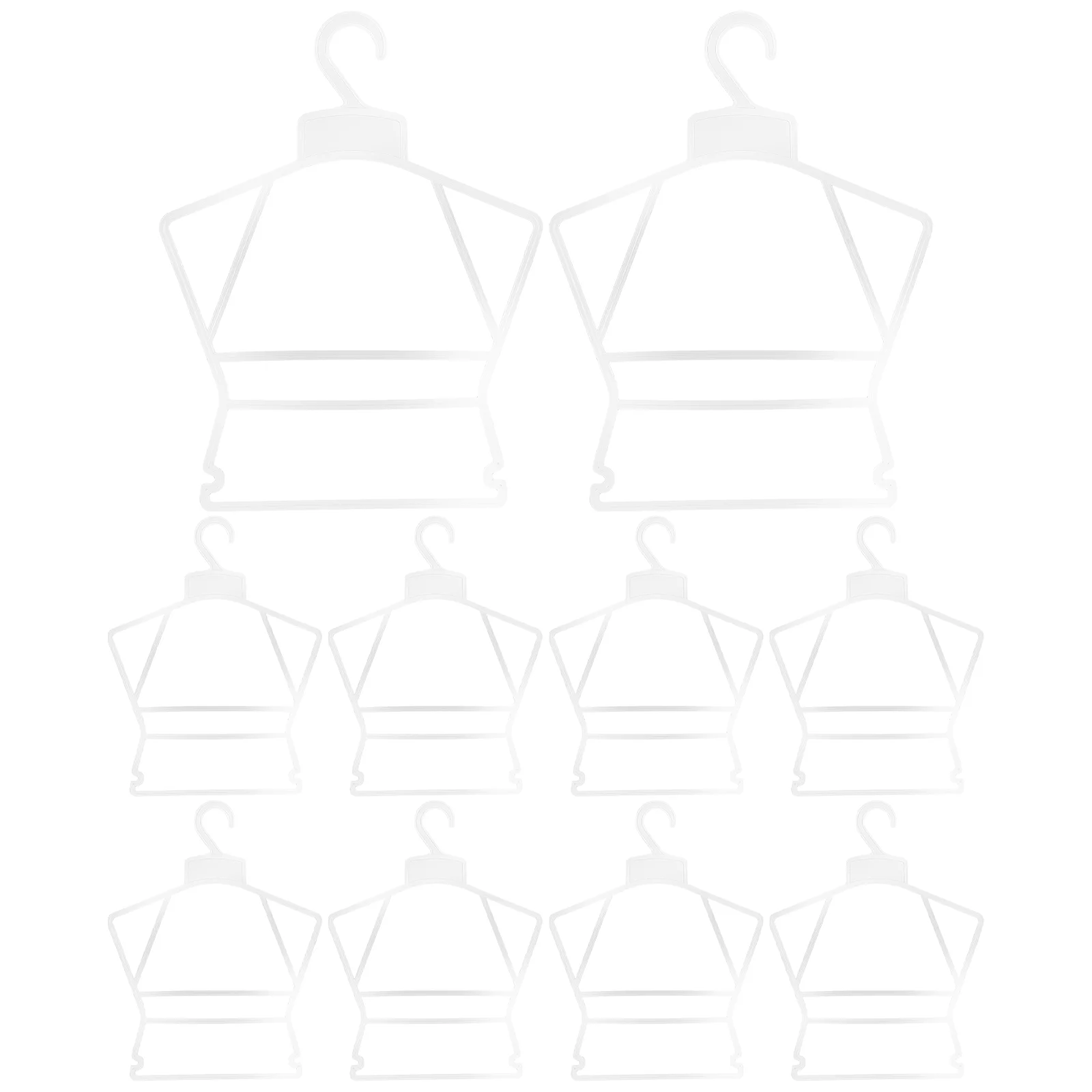 

10pcs Kids Clothes Hangers Baby Clothes Drying Racks Infant Clothes Laundry Hangers