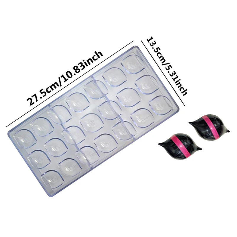 Chocolate Mold 3D Polycarbonate Transparent Plastic Kitchen Baking Tools for DIY Pastry... - SKU CMHB1738 - UGI Packaging