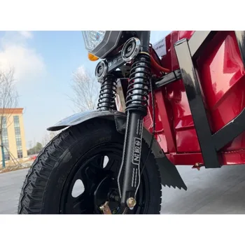 Triciclo Elettrico Ampiamente Utilizzato per Trasporto Stradale, Pronto per la Spedizione, Triciclo da Carico per Fattoria, Triciclo Elettrico da Carico con Batteria Grande