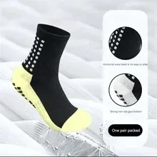 Non-Slip Friction Breathable Mid-Length Cushioning Soccer Socks Thickened Towel Bottom Sweat Anti-Odor Dot Glue Socks mens socks