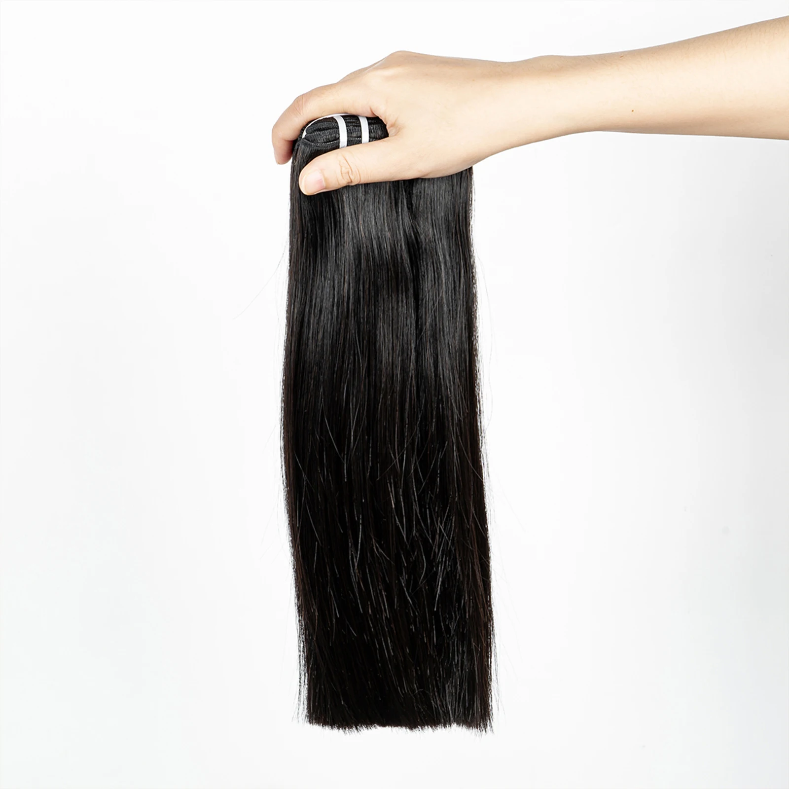 16A Vietnamese Virgin Hair Double Drawn Bone Straight Hair Bundles with 2x6/5x5 HD Lace Closure 100% Raw Human Hair Bundles