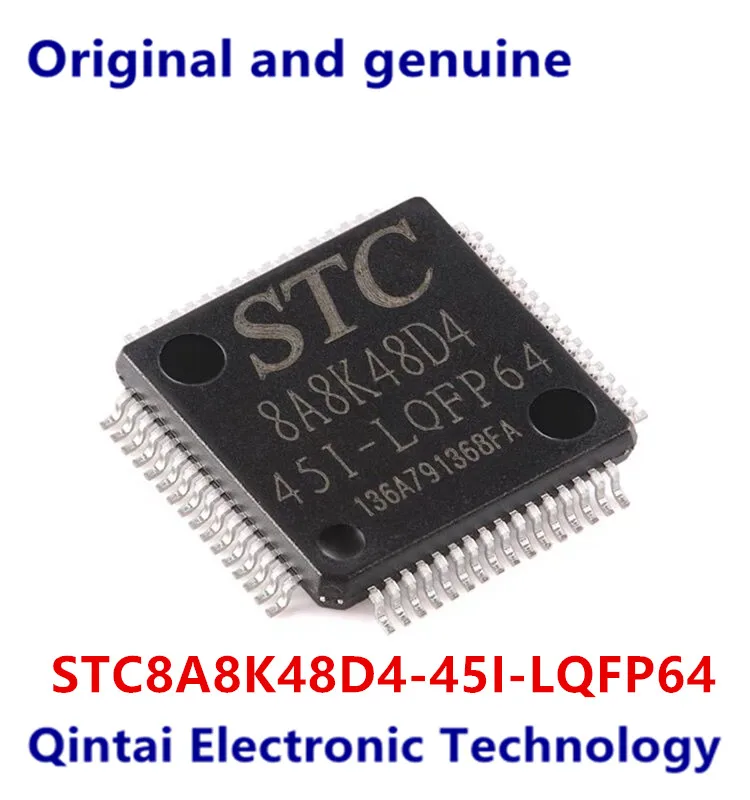 

Original genuine STC8A8K48D4-45I-LQFP64 1T 8051 microprocessor microcontroller chip