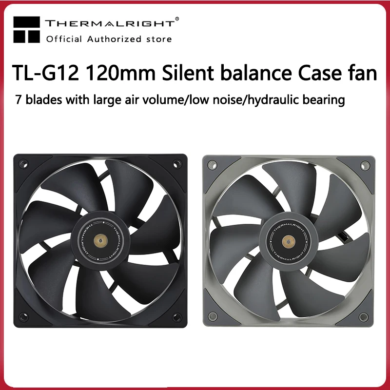 Thermalright TL G12 120MM Silent Balance Fan 4PIN PWM Heatsink Dual