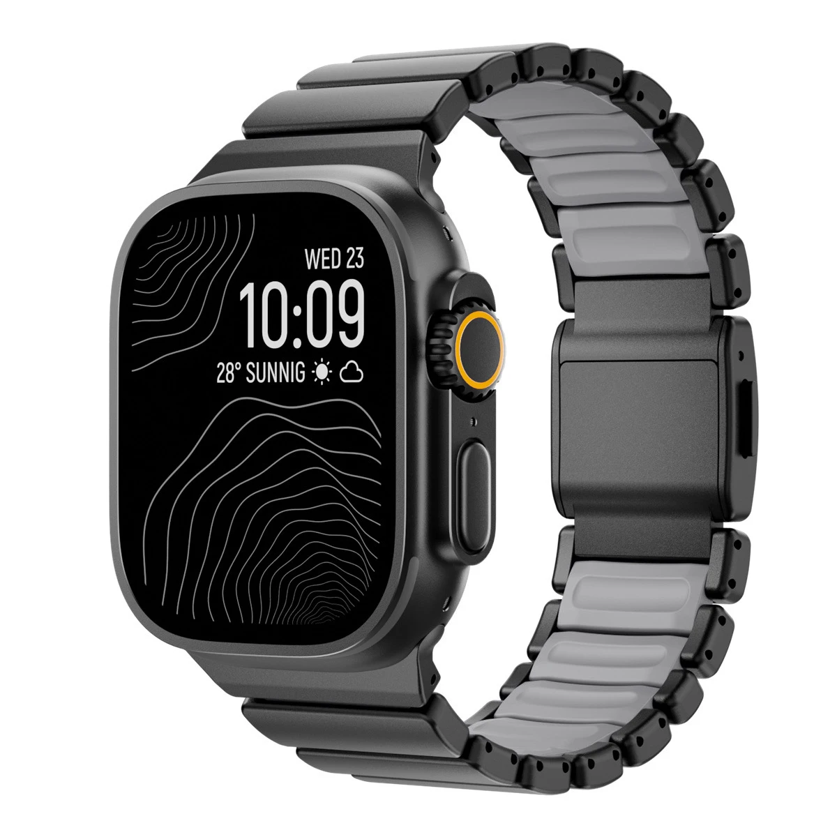 Titanium Silicone Magnetic Strap