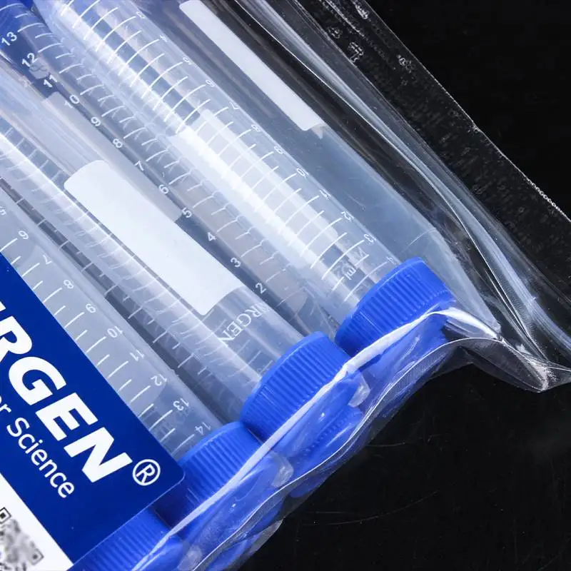 25Pcs Lot Sterilized 15ml 50ml V-Shape Bottom Centrifuge Tubes With Screw Caps Centrifugal Tubes For Lab plastic test tubes centrifuge tube