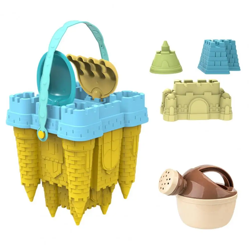 

1 Set Attractive Long-Lasting Toddler Sand Toy Wide Application Sand Castle Molds Sandbox Beach Shovel Kit Relieve Stress