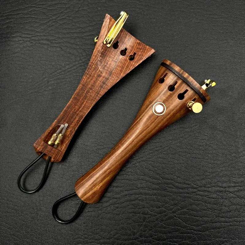 Top grade 1pcs 15"-16" Viola parts, jujube wood Tail Piece With Fine Tuners+Nylon Tailgut Tailcord