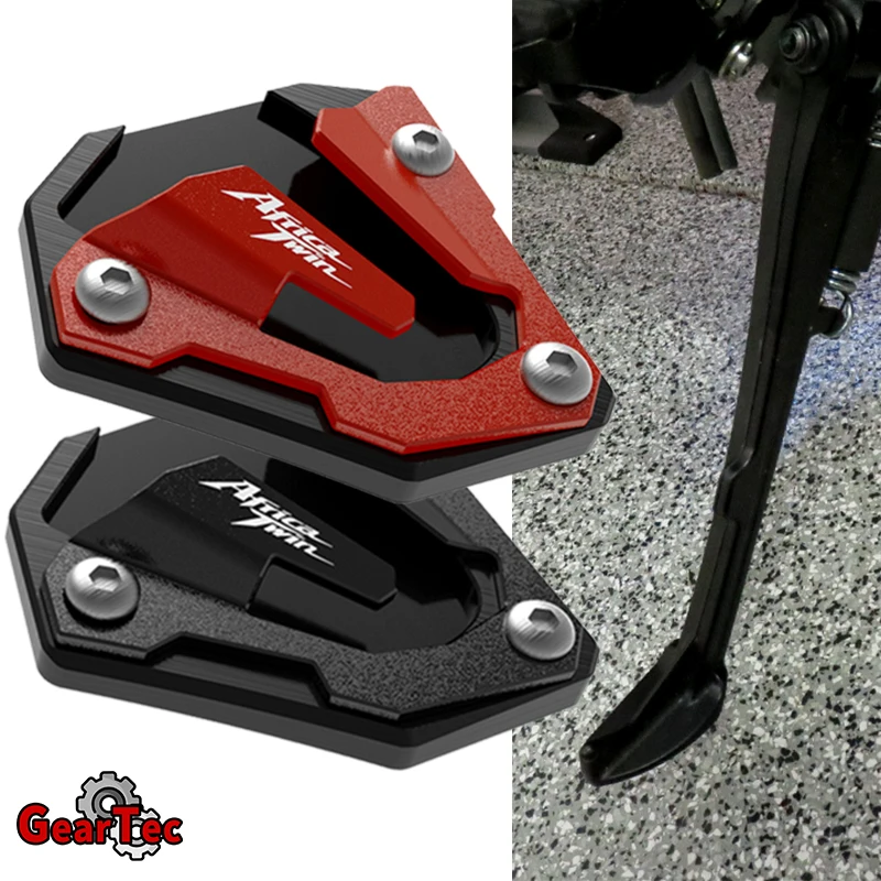 

For Honda CRF1000L CRF 1000 L Africa Twin Sports 2016-2019 Motorcycle Accessories Kickstand Side Stand Enlarger Pad Valve Caps