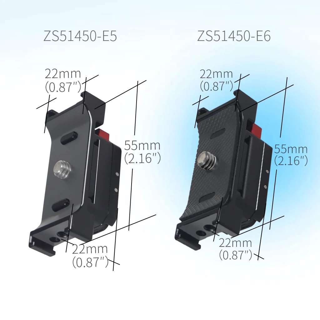 Aluminum Quick Release Mount L Bracket Cold Shoe Magnetic Adapter for X4 X3 X5