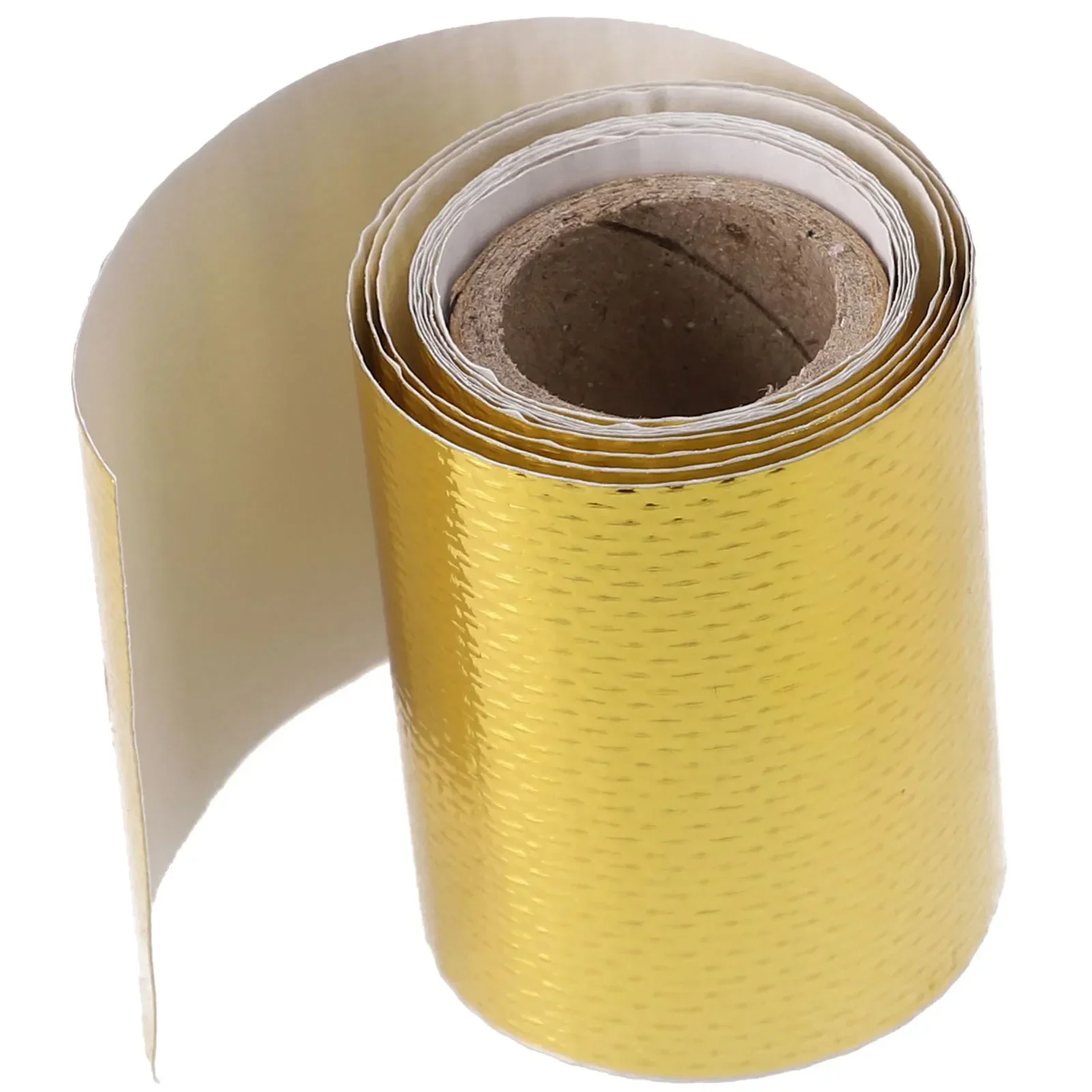 Heating Shield Wrap Tape Thermal Exhaust Tape Air Intake Heat Insulation Shield Wrap Reflective Universal 1Roll