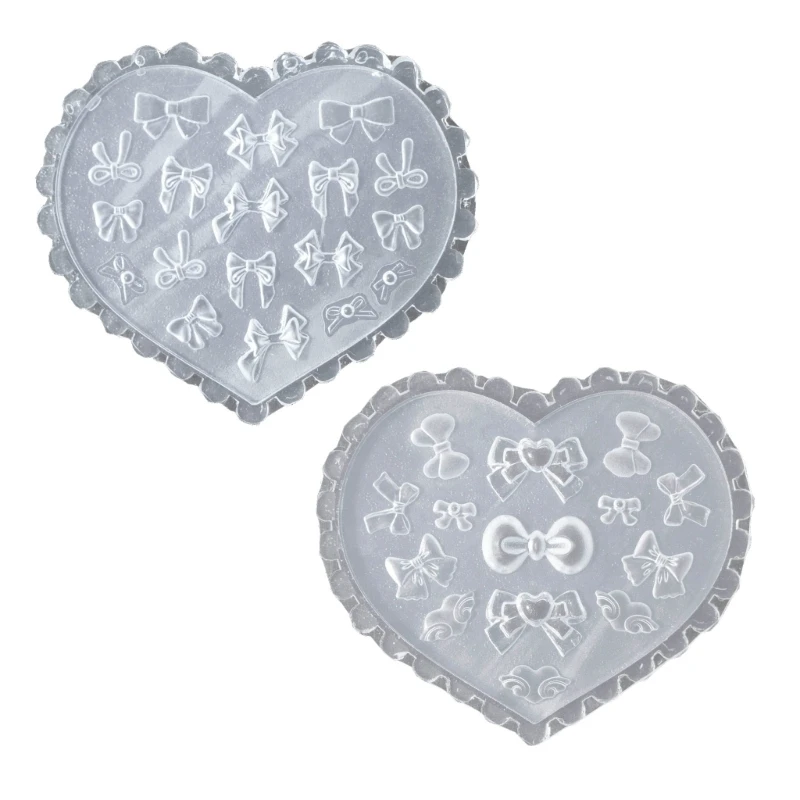 

Силиконовые формы для дизайна ногтей с бантами, тисненная форма для литья, формы для ручной работы, резьба по ремеслу