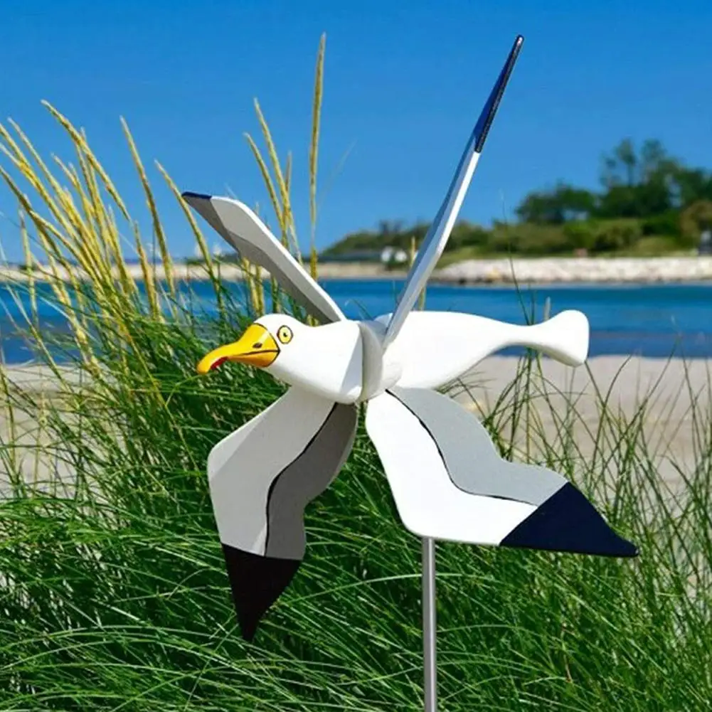 Seagull Windmill Garden Outdoor Decorative Wind Spinner