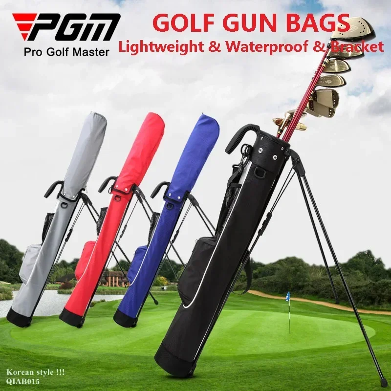 

PGM Women Men Golf Bags Waterproof Lightweight Gun Bags Removable Strap Bracket Package Can Hold 9 Clubs Golf Supplies 4 Color