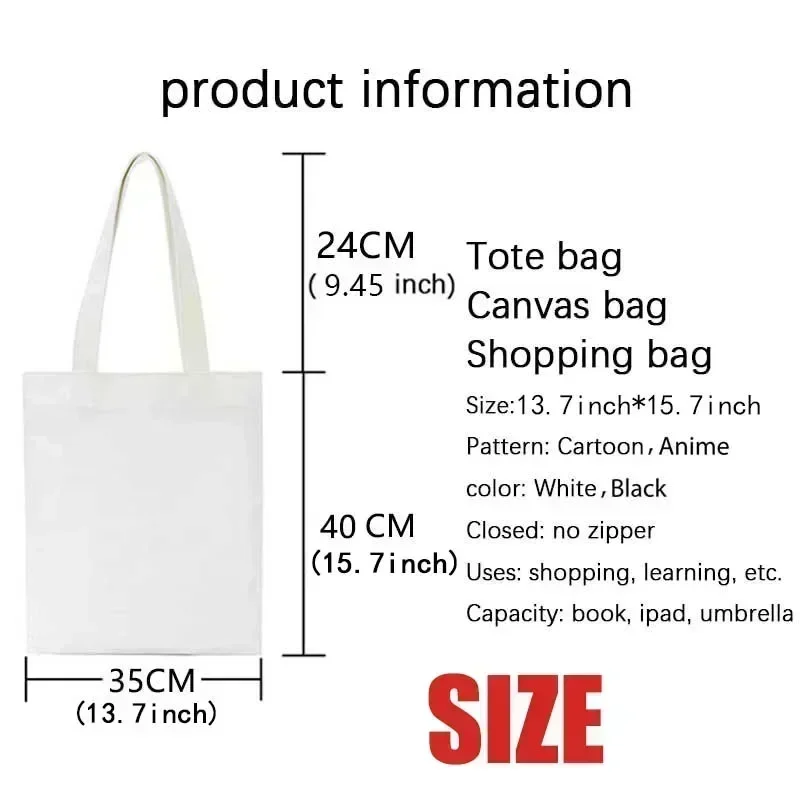 Floral Print Causal Canvas Bag Harajuku Women Shoulder Bags  Female Tote Handbag Large Capacity Shopper Handbag Fashion Handbags 4