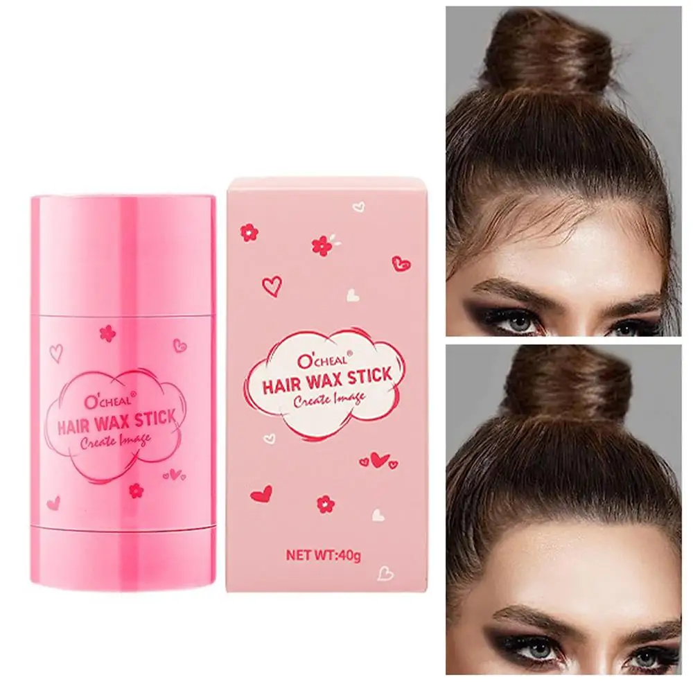 

Hair Wax Stick Moisturizing and Shaping Lasting Styling Shattering Finishing Stick for Natural Hair Product G3X9