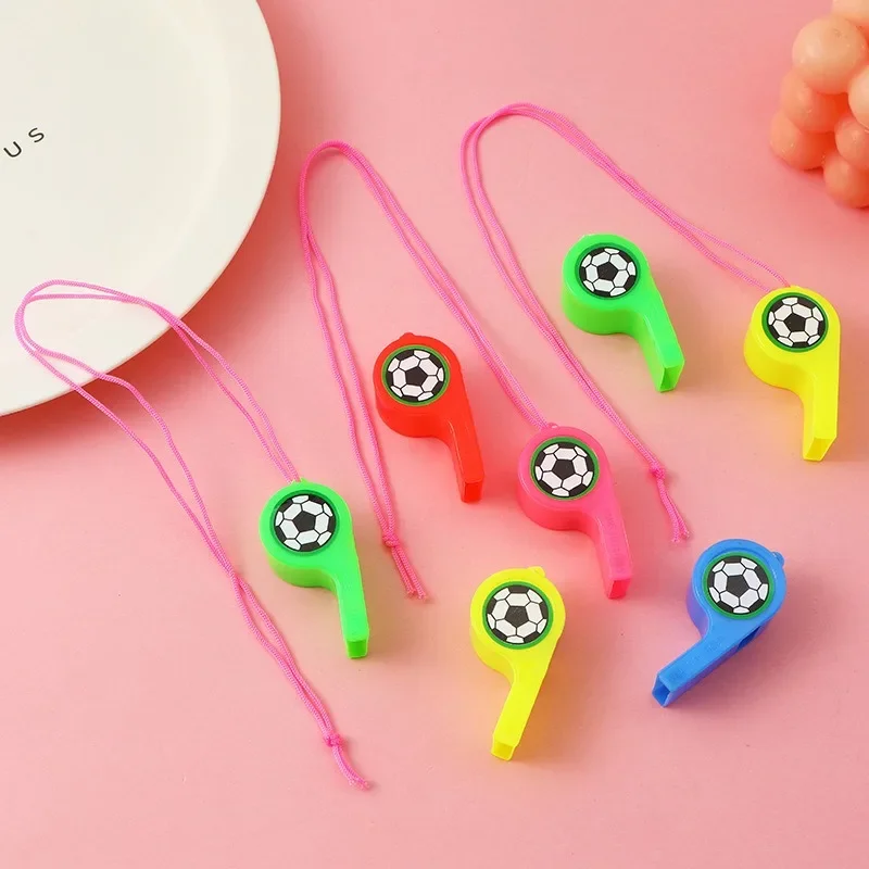 12pcs Cheerleading Whistle For Children'S Student Games Keep Going Football Vocal Concert Hanging Rope Props Referee
