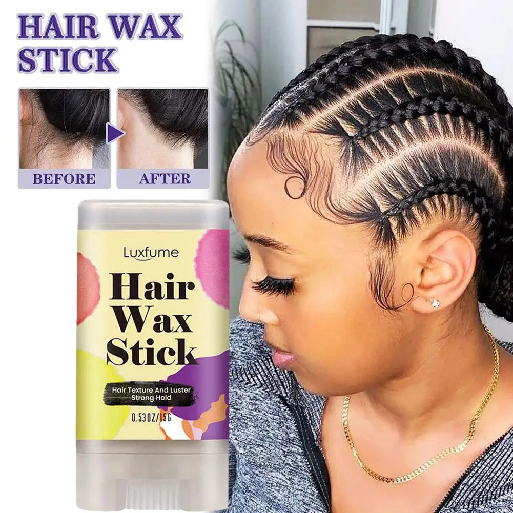 Hair Wax Stick For Women Man Finish Cream Non-greasy Style Hair Oil Pomade Stick Wax For Wig New S6d8
