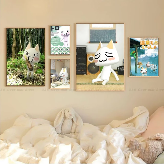 Inoue toro CUTE Cat Poster Home Room Decoration Kraft Paper Poster