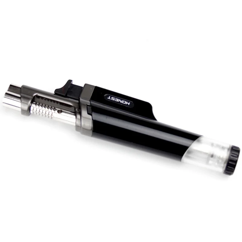 Baicheng windproof cigarette lighter portable creative direct punching gas cigarette lighter fire visible welding fire（NO GAS）