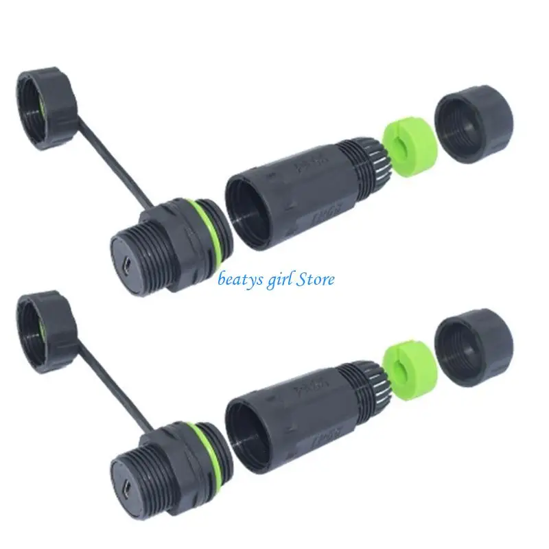 C7AB 1pc/2pcs 품질 IP68 방수 케이블 유형 C 암 커넥터 유형 C 플러그