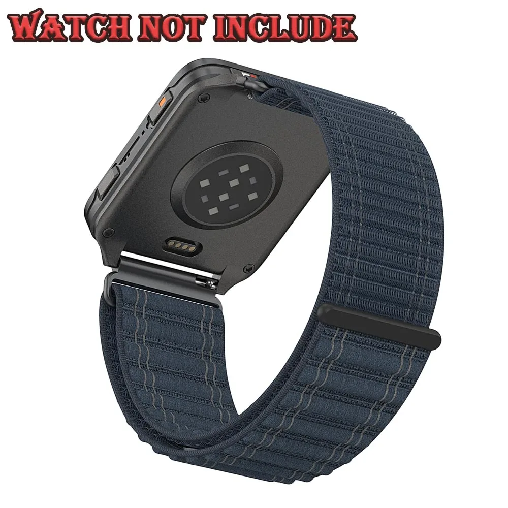 Wave-Shaped Nylon Loop Strap for Smart Watch Band - Sport Adjustable Correa Accessories