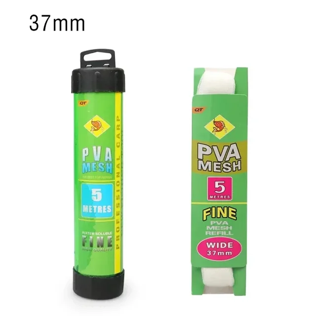 1/2PCS 5M Water Dissolving PVA Narrow Mesh Tube Net Carp Fishing Net Lures Refill Plunger Bar Tackle Carp Fishing  Accessories 6