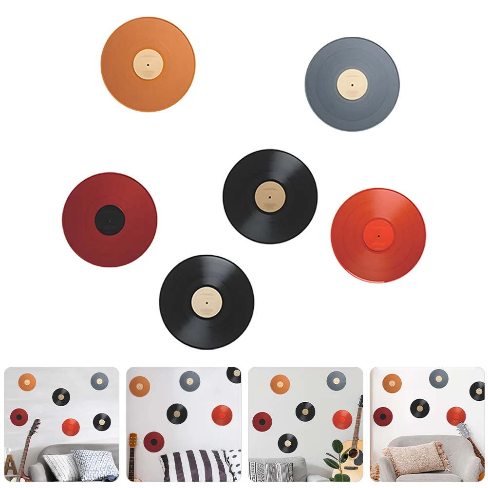 

Record Wall Sticker Cds Room Decor Music Decorations for Bedrooms Vinyl Records Disco Decoupage Paper