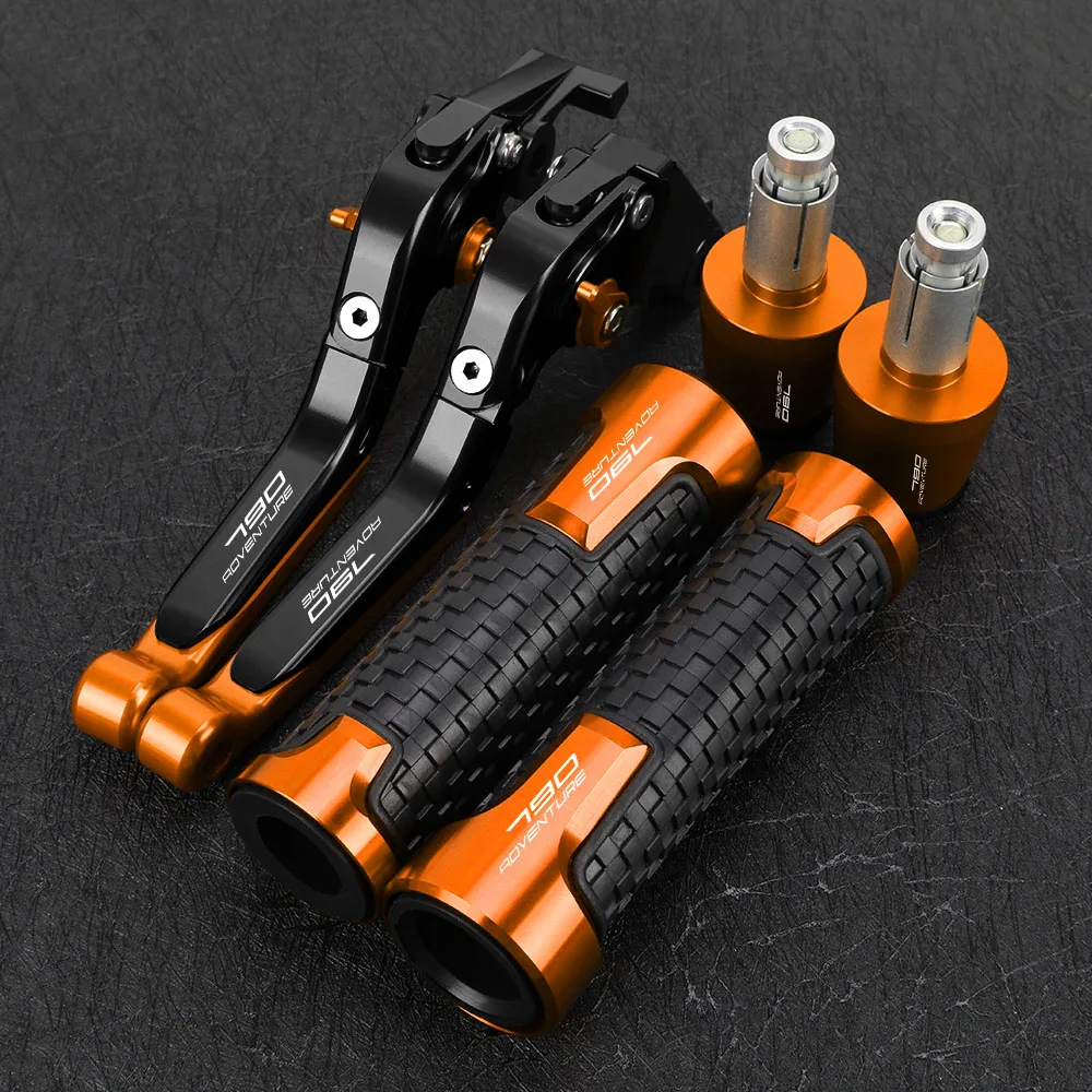 

For 790ADVENTURE R 2017-2020 2021 2022 2023 Brake Adjustable Clutch Levers Accessories Handlebar Handle Grip ends 790 ADVENTURE