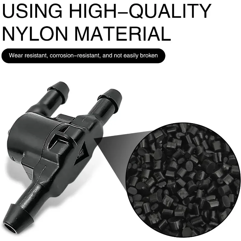 자동차 앞 유리 와셔 체크 밸브 8532128020 도요타 와이퍼 유체 시스템용 단방향 밸브 교체 체크 밸브 자동차 액세서리