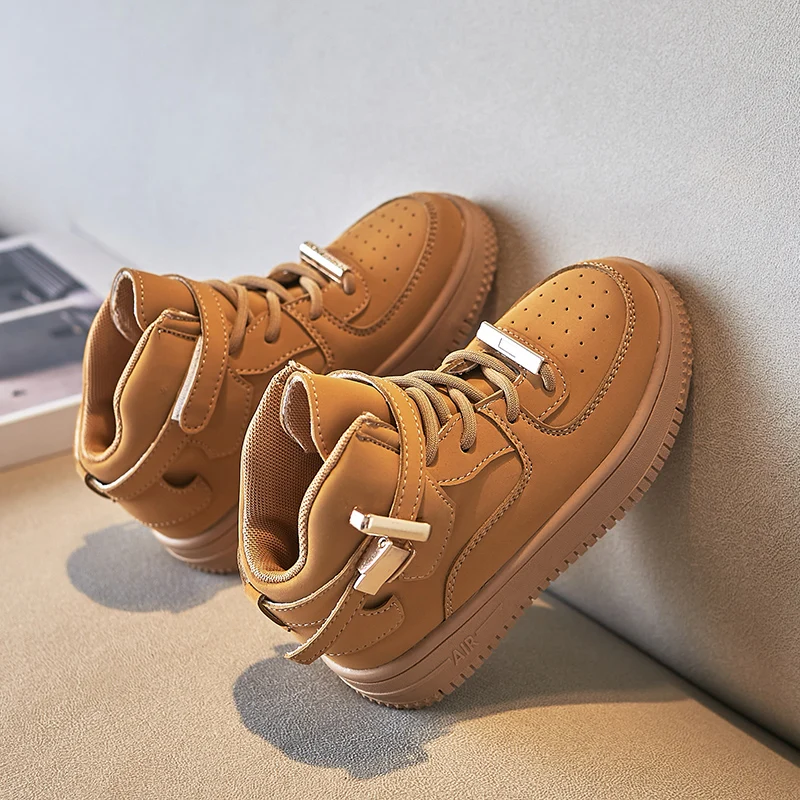 Kids High Top Spring and Fall Sneakers Soft Walking Shoes for Babies Boys Girls School Sneakers for Kids 2024 3