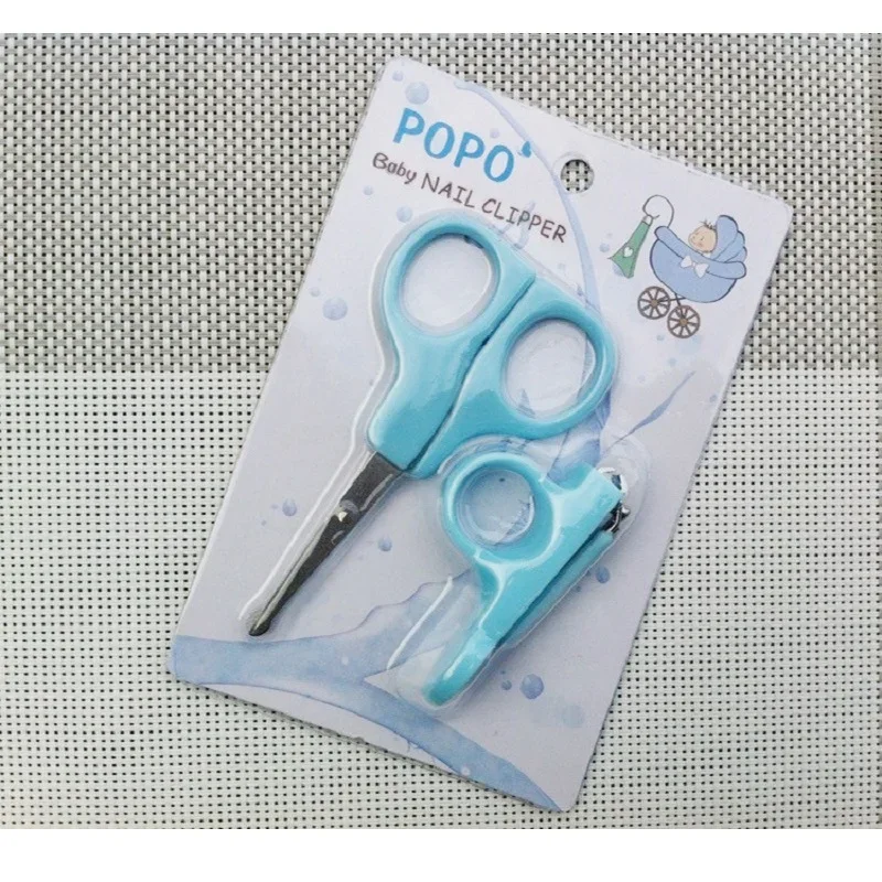 Practical Clipper Trimmer Baby Nail Care Set New Lovely Baby Scissors Shear Blue Pink Convenient Nail Cutter