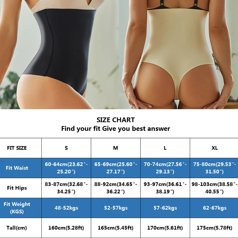 FINETOO Letter Women Shaper Thong Panty High Waist Tummy Control Panties  Slimming Underwear Shaping Briefs Butt Lifter Shapewear - AliExpress