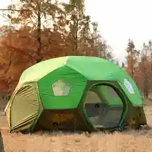 

Mobi Garden 5-8 Person Double Layer Aluminum Poles Ultralarge Football Shape Waterproof Comfortable Beautiful Camping Tent