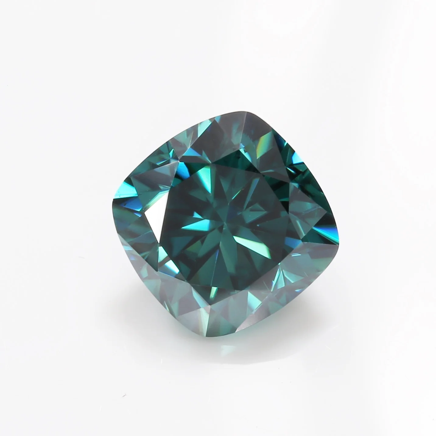 MOJY Oval/ Pear/Heart-shaped Green Moissanite Loose Stone