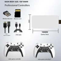 Nouveau 4K TV Game Stick M15 ultra 64G 128G lecteur de jeu portable 2.4G double contrôleur sans fil 50000 + jeux lecteur de jeu familial 3