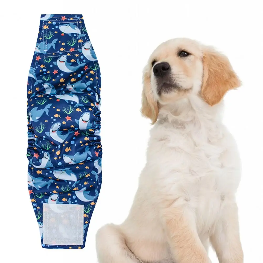 Title 16, Male Dog Belly Band Diapers Fastener Tape Adjus...