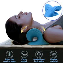 Nek Schouder Brancard Relaxer Cervicale Chiropractie Tractie Apparaat Massage Kussen Voor Pijnbestrijding Cervicale Wervelkolom Uitlijning